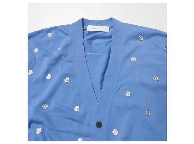 Autre Marque TOGA PULLA Punkt Strickjacke Blau - Ansicht 4