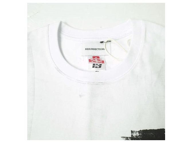 Autre Marque Camiseta pintada Resurrection13 Camiseta de algodón Blanco - vista 5
