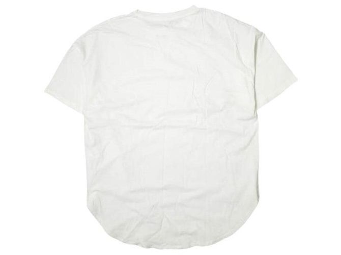 Autre Marque Camiseta A4A 40s Strong Twist Cotton Round Hem Blanco - vista 2