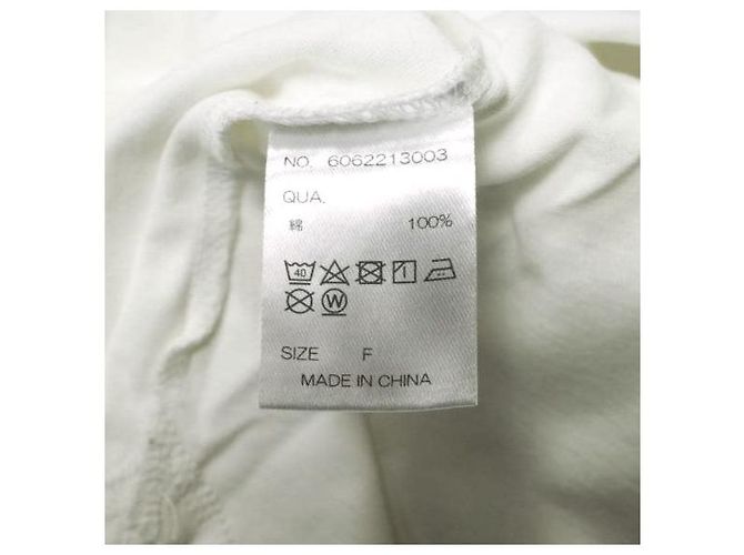 Autre Marque Camiseta A4A 40s Strong Twist Cotton Round Hem Blanco - vista 8