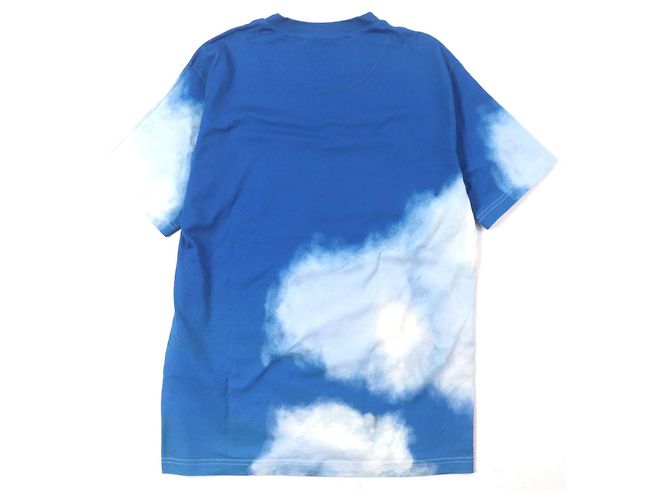 Camiseta de algodón con estampado de nubes Louis Vuitton Azul - vista 4