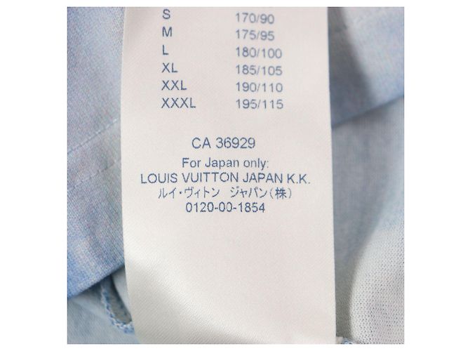 Camiseta de algodón con estampado de nubes Louis Vuitton Azul - vista 9