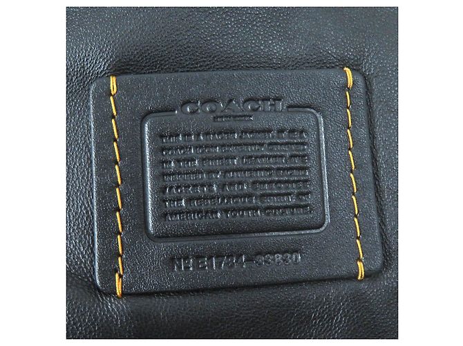 Giacca Racer Uptown in pelle di pecora Coach Nero - vista 10