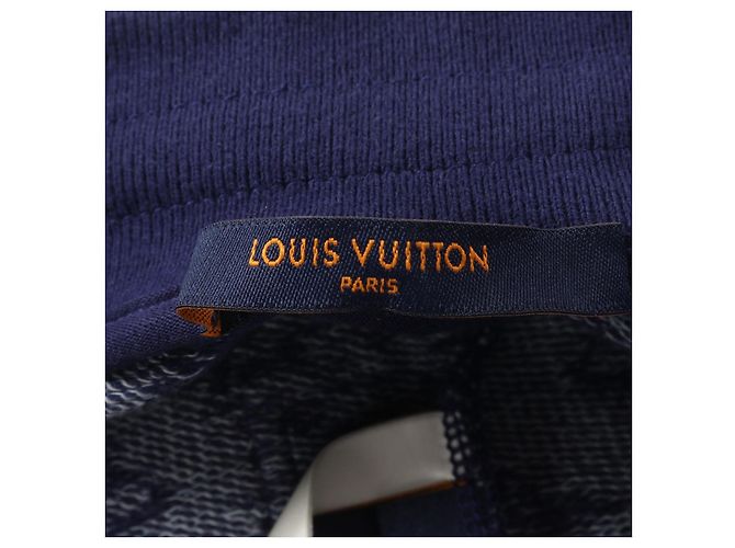 Pantalones de algodón Monogram Louis Vuitton Azul - vista 3