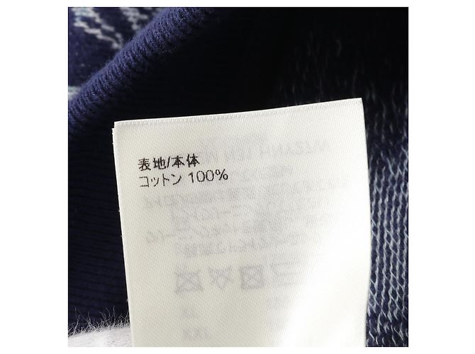 Pantalones de algodón Monogram Louis Vuitton Azul - vista 4