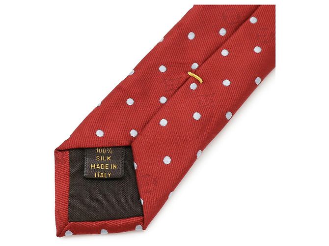 Louis Vuitton Silk Tie Red Dark red - view 4
