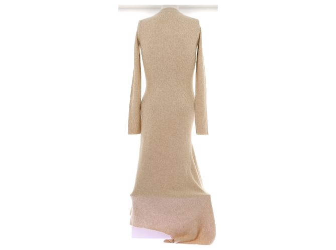 Autre Marque L'ACADEMIE Langes Kleid Beige - Ansicht 2