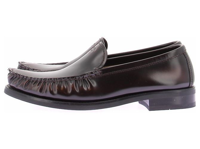 Prada Mocassini in pelle marrone - vista 2