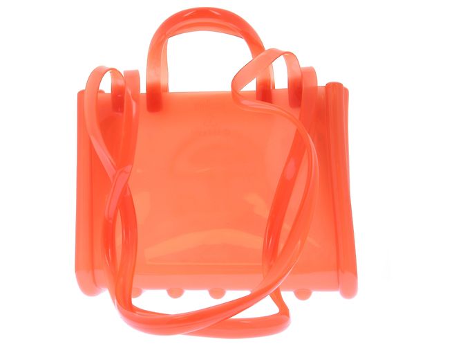 Melissa Borsa "Jelly" arancione in PVC - vista 2