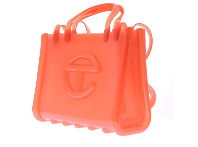Melissa Borsa "Jelly" arancione in PVC - vista 5