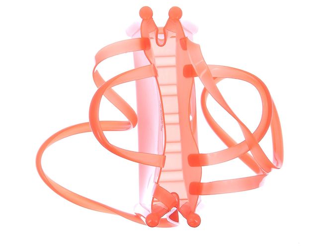Melissa Borsa "Jelly" arancione in PVC - vista 6