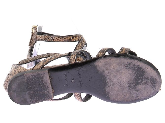 Pierre Hardy Sandales imprimés python en cuir - view 7