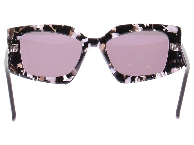 Karl Lagerfeld Occhiali da sole bianchi e neri Nero - vista 5