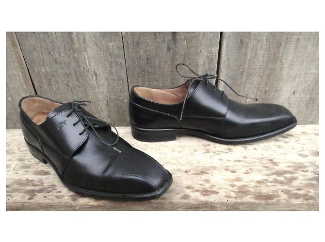 Autre Marque Guy Laurent Astoria leather derbies black - view 2