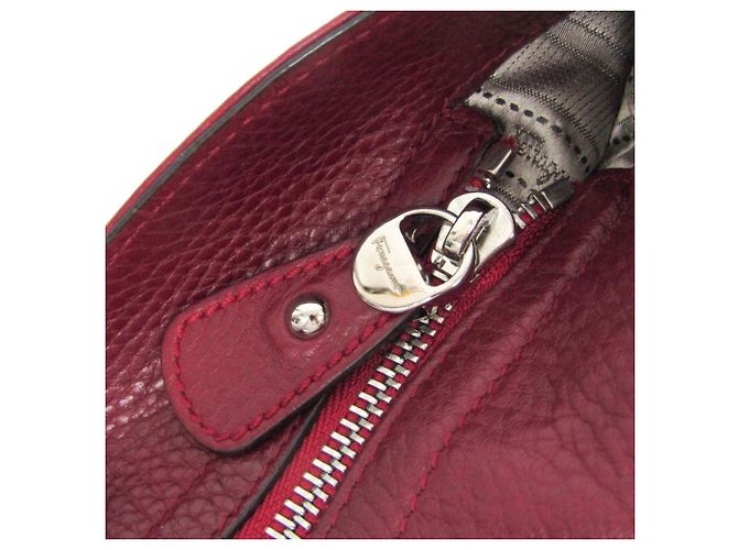 Borsa Medium Sophia Gancini di Salvatore Ferragamo Rosso - vista 11