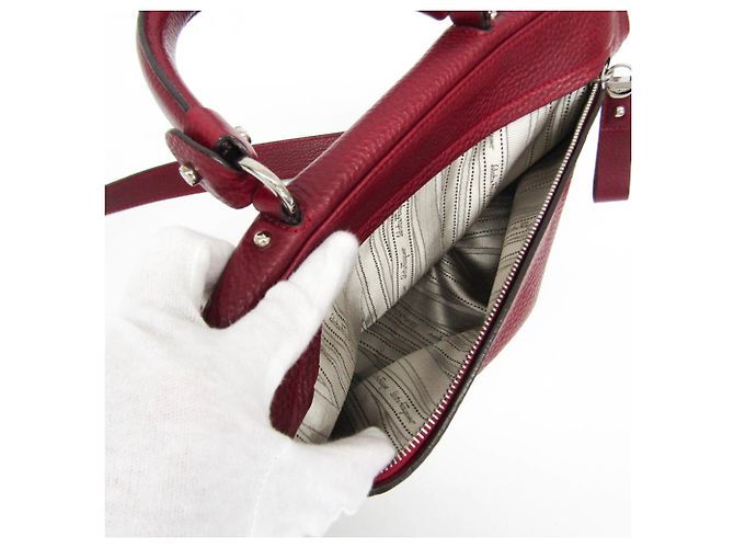 Borsa Medium Sophia Gancini di Salvatore Ferragamo Rosso - vista 14