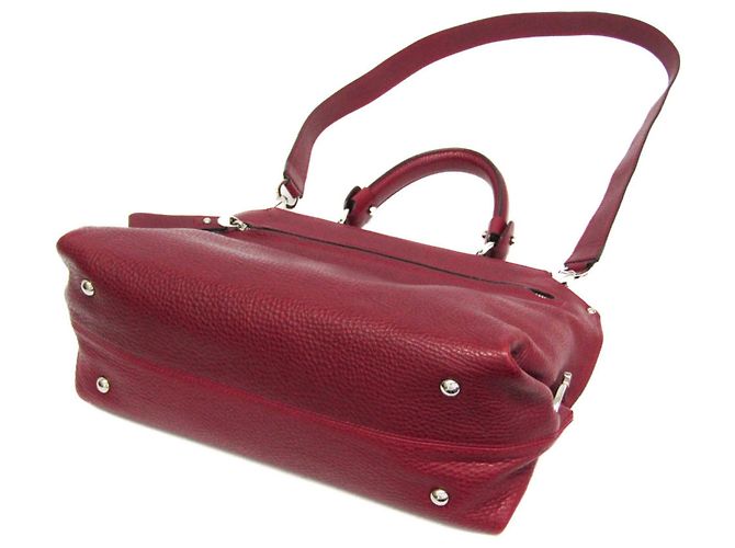Borsa Medium Sophia Gancini di Salvatore Ferragamo Rosso - vista 2