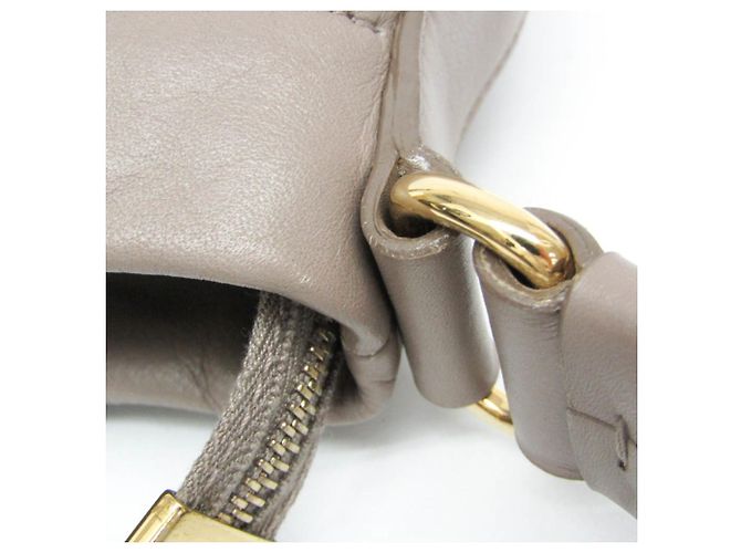 Sac à bandoulière en cuir pour femme Salvatore Ferragamo Marron - vue 12