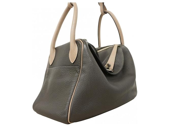 Borsa Hermès Lindy 30 Grigio - vista 2