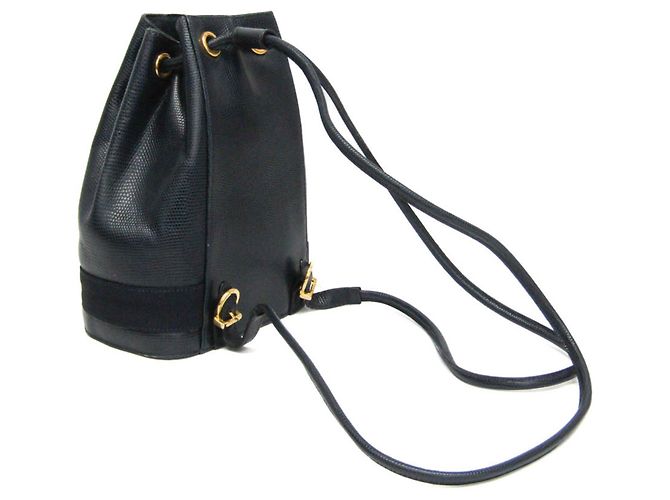 Vara Leder-Rucksack von Salvatore Ferragamo Marineblau - Ansicht 2