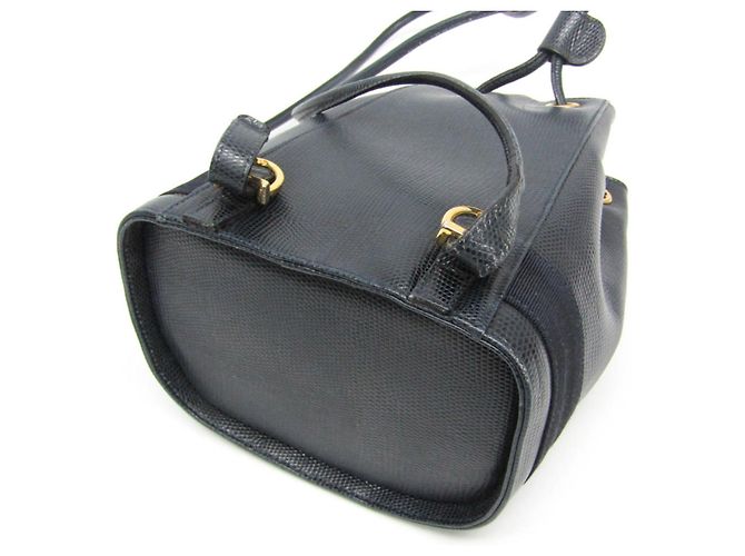 Vara Leder-Rucksack von Salvatore Ferragamo Marineblau - Ansicht 4