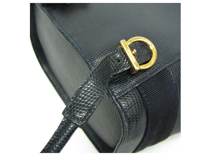 Vara Leder-Rucksack von Salvatore Ferragamo Marineblau - Ansicht 8