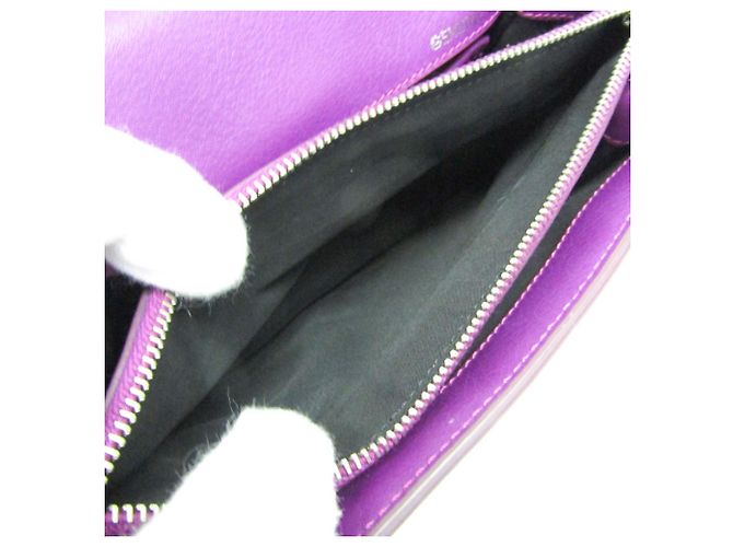 Borsa a Spalla Double T Chain di Tod's Porpora - vista 12