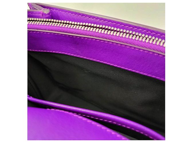 Borsa a Spalla Double T Chain di Tod's Porpora - vista 13
