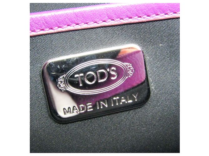 Borsa a Spalla Double T Chain di Tod's Porpora - vista 15