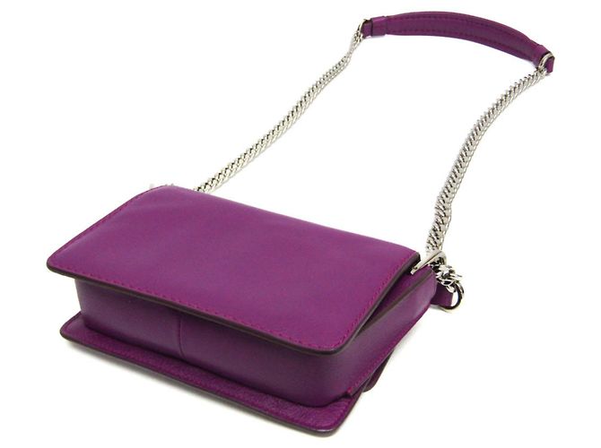 Borsa a Spalla Double T Chain di Tod's Porpora - vista 4
