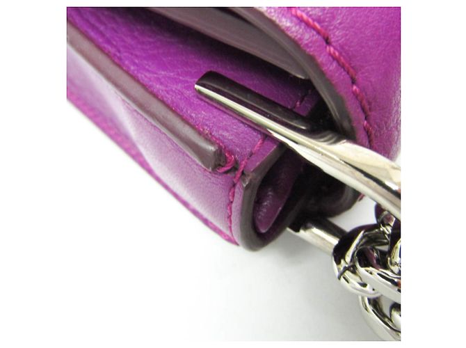 Borsa a Spalla Double T Chain di Tod's Porpora - vista 8
