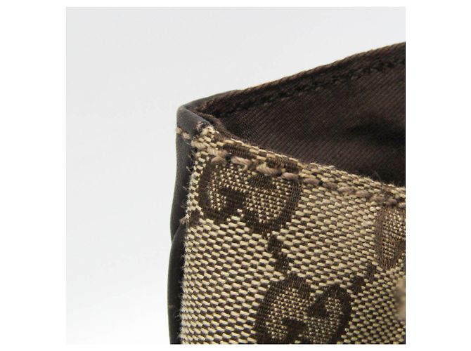 Gucci GG Canvas Handtasche Braun Beige - Ansicht 11
