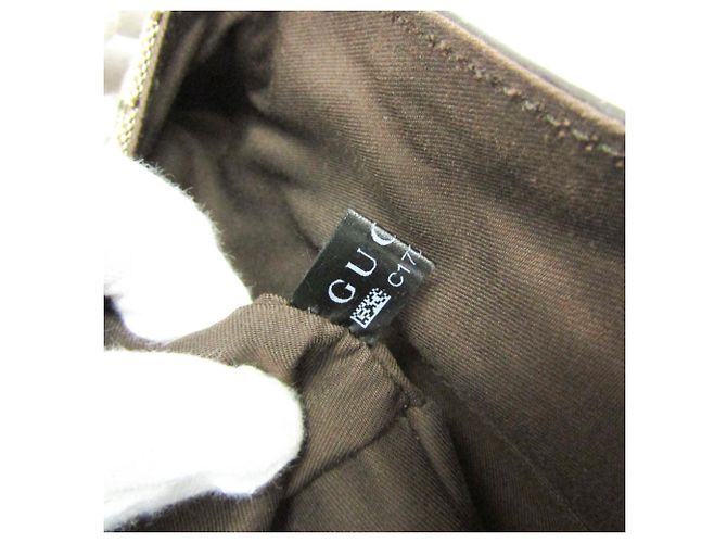 Gucci GG Canvas Handtasche Braun Beige - Ansicht 17