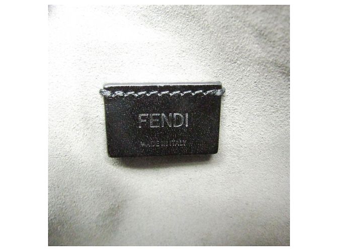 Fendi 7N0146 Leder Schultertasche Schwarz - Ansicht 10