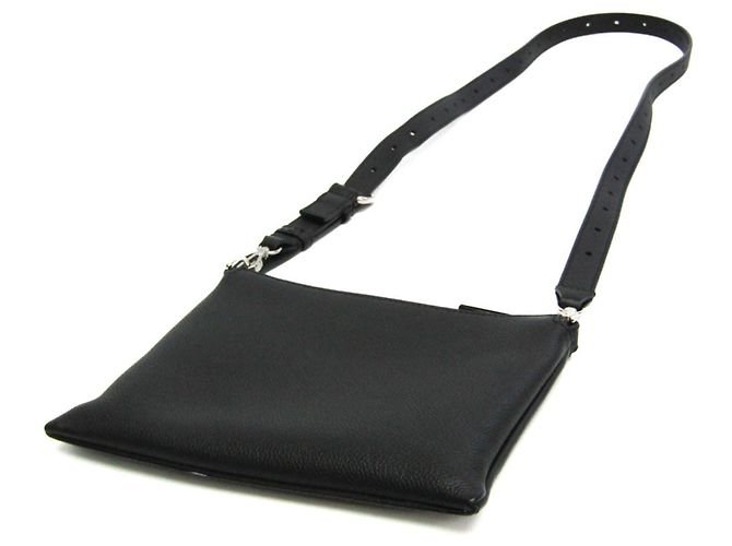 Fendi 7N0146 Leder Schultertasche Schwarz - Ansicht 3