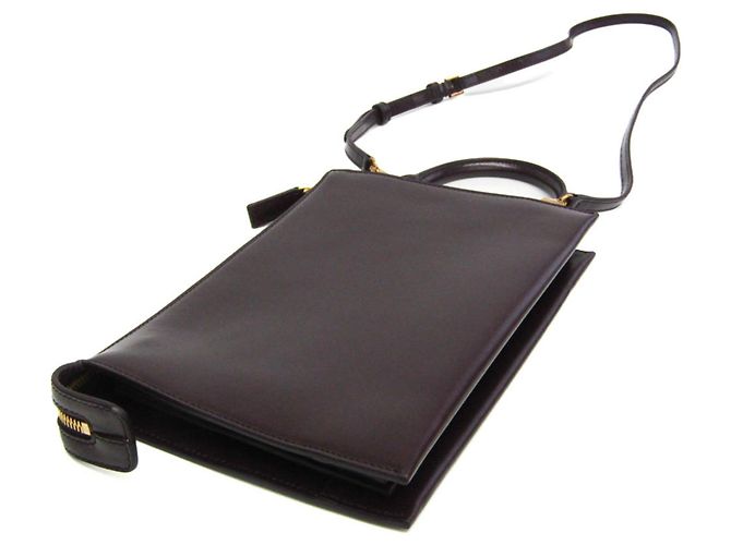 Borsa Tootie Jil Sander Viola scuro - vista 3
