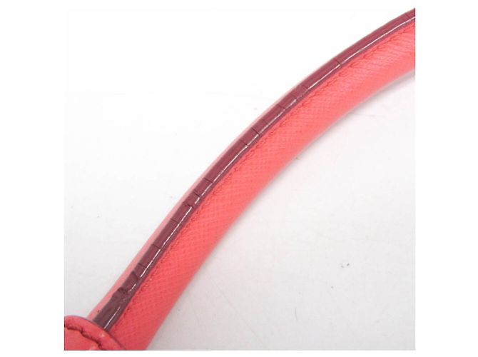 Borsa Salvatore Ferragamo Gancini GG-21 D940 in rosa salmone - vista 12