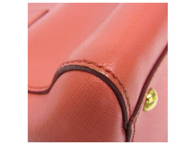 Borsa Salvatore Ferragamo Gancini GG-21 D940 in rosa salmone - vista 6