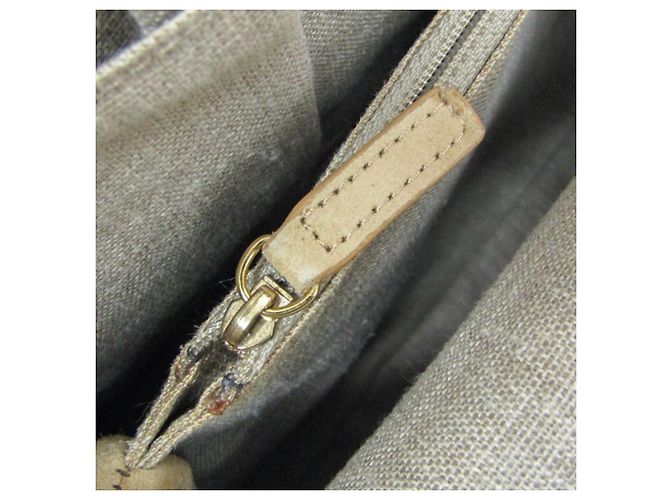 Fendi Selleria Leder Tragetasche Grau Hellbraun - Ansicht 15