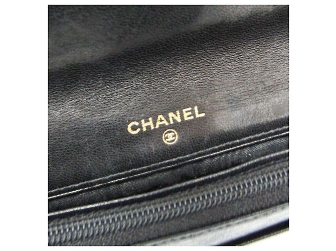 Chanel Coco Mark Langbörse aus Lammleder Schwarz - Ansicht 12