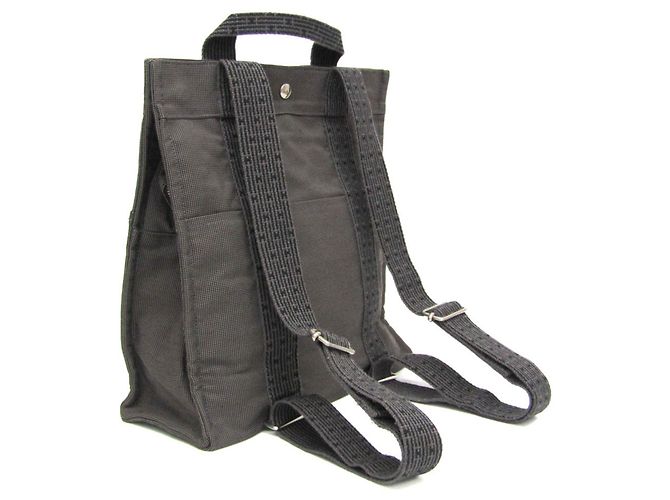 Zaino Hermès Her Line A Dos MM Marrone Nero - vista 2