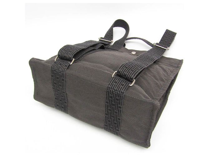 Zaino Hermès Her Line A Dos MM Marrone Nero - vista 4