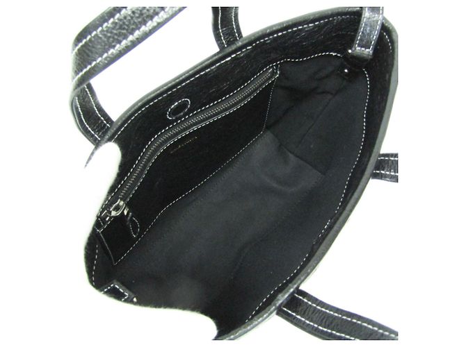 Borsa BARBES SMALL di Balenciaga Nero Bianco - vista 3