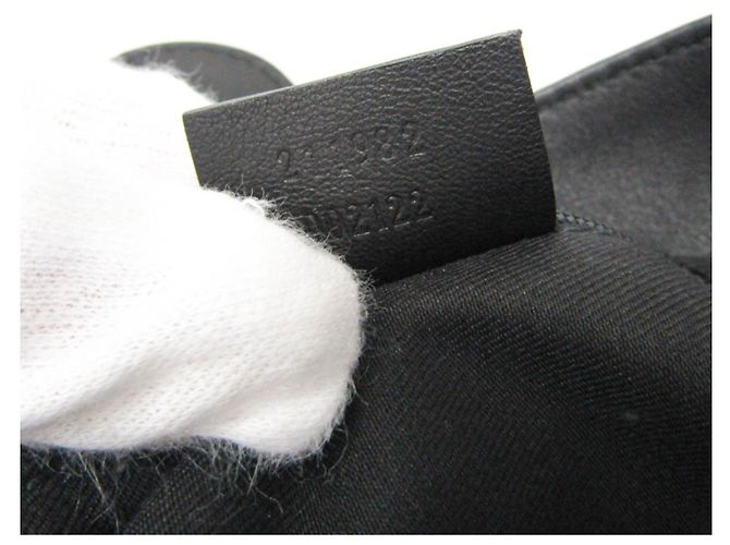 Gucci GG Canvas Schulter- und Tragetasche Schwarz - Ansicht 12