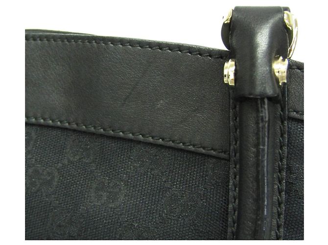 Gucci GG Canvas Schulter- und Tragetasche Schwarz - Ansicht 5