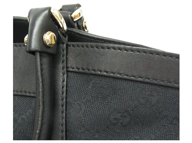 Gucci GG Canvas Schulter- und Tragetasche Schwarz - Ansicht 6