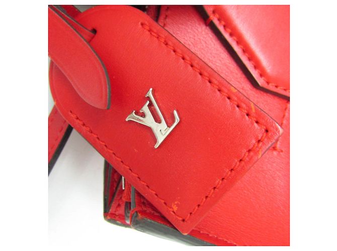 Borsa Louis Vuitton City Steamer PM M51028 Rosso - vista 11