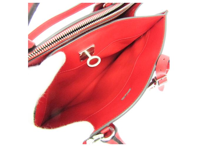 Borsa Louis Vuitton City Steamer PM M51028 Rosso - vista 18