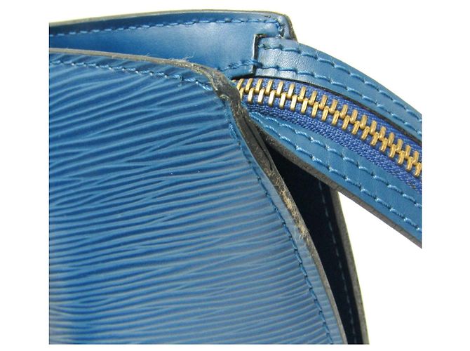 Borsa da shopping Epi Saint-Jacques Louis Vuitton Blu - vista 10