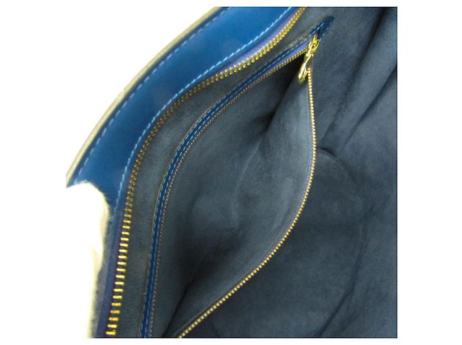 Borsa da shopping Epi Saint-Jacques Louis Vuitton Blu - vista 15
